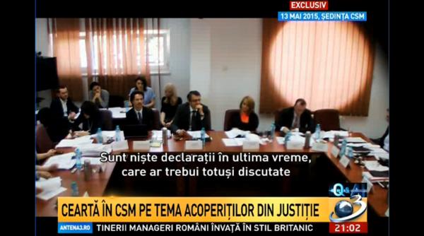 stenograme scandal in csm pe tema acoperi ilor din justi ie