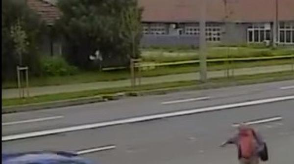 accident teribil la baia mare barbat in stare critica video