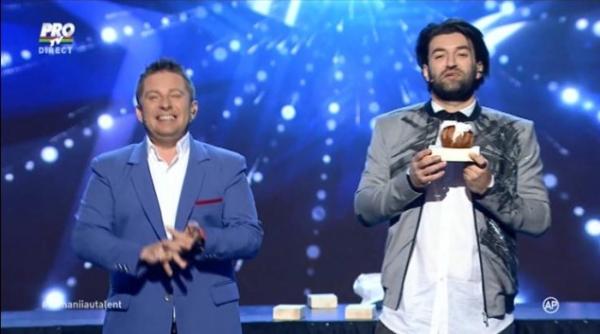 romanii au talent pavel barto gafa in direct
