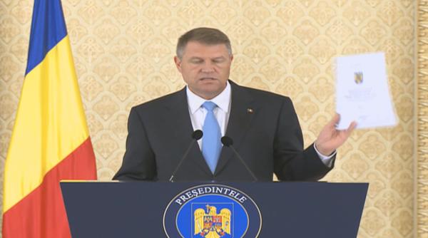strategia na ionala de aparare promovata catre parlament pentru aprobare klaus iohannis a spus ce prevede