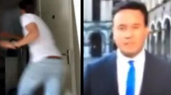 cand a vazut ce e la tv a fugit imediat din casa