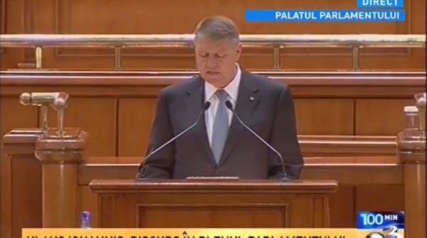strategia na ionala de aparare a arii klaus iohannis discurs in plenul parlamentului