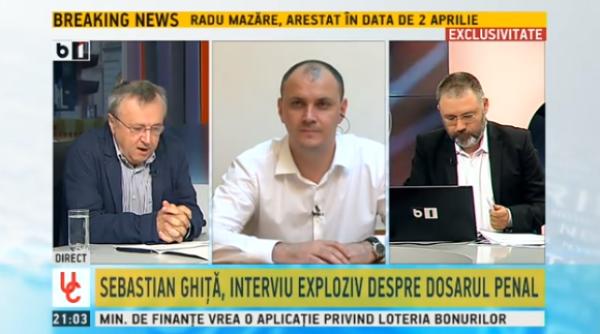 sebastian ghi a interviu la b1 tv cele mai importante declara ii