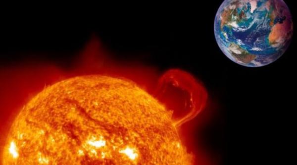 erup ie solara spectaculoasa filmata de nasa