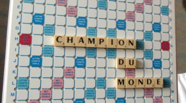 a devenit campion mondial la scrabble in limba franceza fara sa in eleaga vreun cuvant