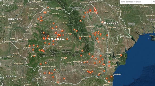 satele din romania unde nu mai exista niciun locuitor harta