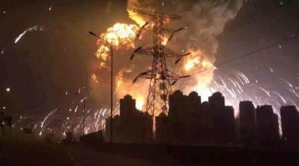 explozie puternica in china la tianjin momentul deflagra iei a fost filmat
