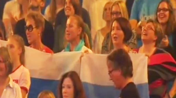 gafa la cm de gimnastica ritmica publicul reac ie geniala