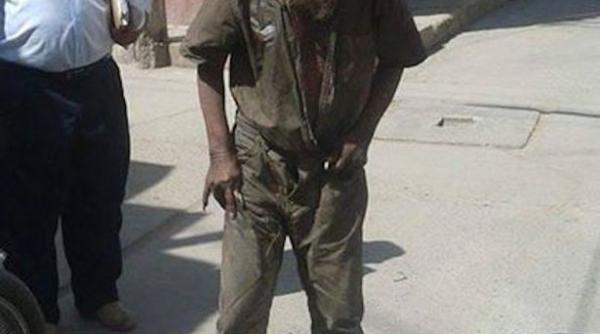 cum arata acest barbat dupa un act umanitar al comunita ii foto