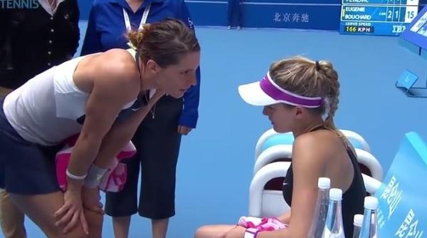 beijng 2015 imagini emotionante cu eugenie bouchard in lacrimi