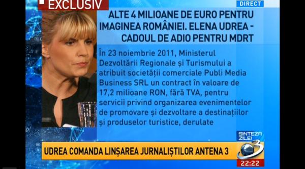 antena 3 cum erau aranjate apari iile elenei udrea la pro tv