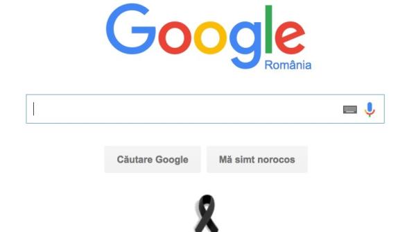 google romania funda de doliu in memoria victimelor din club colectiv