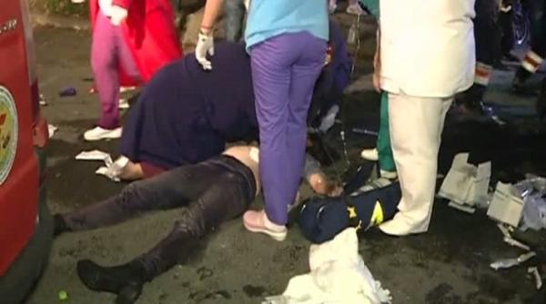 colectiv cinci saci cu telefoane si haine ridicati de criminalisti