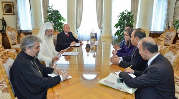 patriarhul daniel intalnire cu ministrul turismului din palestina