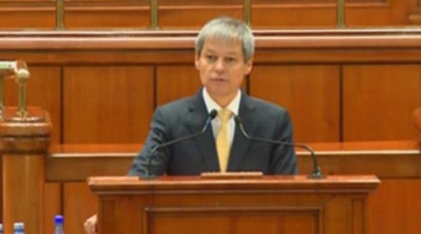 dacian ciolo i a prezentat programul de guvernare in parlament