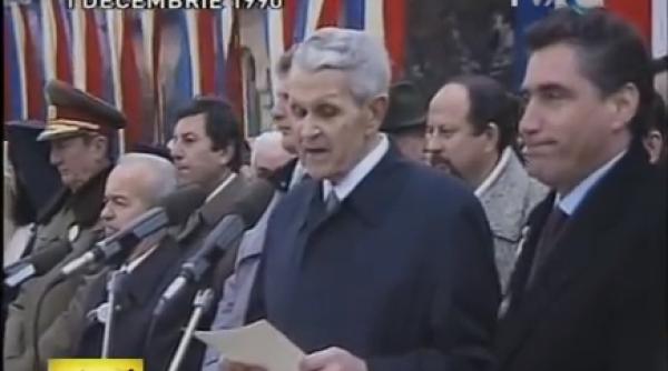 primul 1 decembrie cu scandal corneliu coposu huiduit la alba iulia video