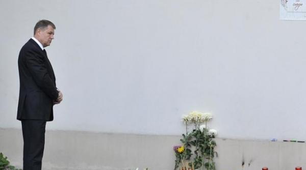 klaus iohannis la club colectiv la 40 de zile de la tragedie