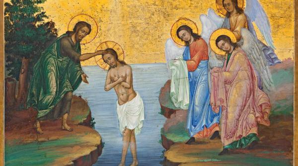 boboteaza sfanta treime s a aratat la botezul domnului