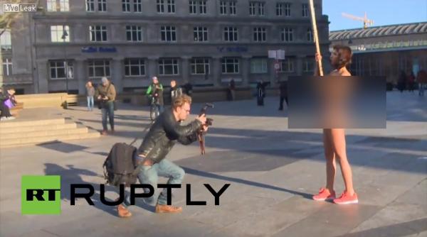 protest inedit dupa agresiunile din kol a ie it goala in mijlocul iernii video