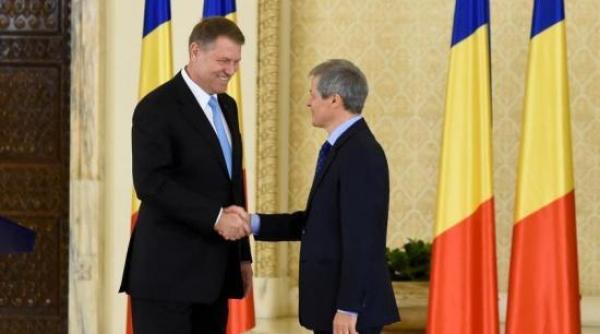 klaus iohannis prc c8prc 99i dacian cioloprc c8prc 99  prima intalnire din acest an