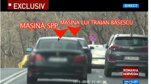 traian basescu surprins in drum spre elena udrea ce au facut ofi erii spp