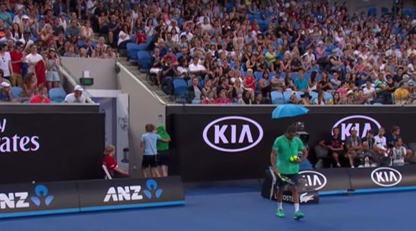 australian open 2016 gest emo ionant facut de tsonga pe teren