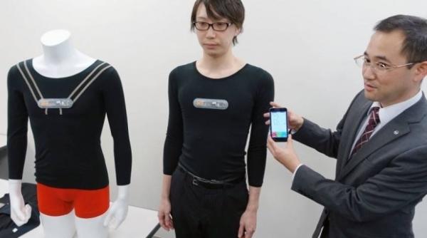lenjerie de corp care masoara paramentri de sanatate inventata in japonia