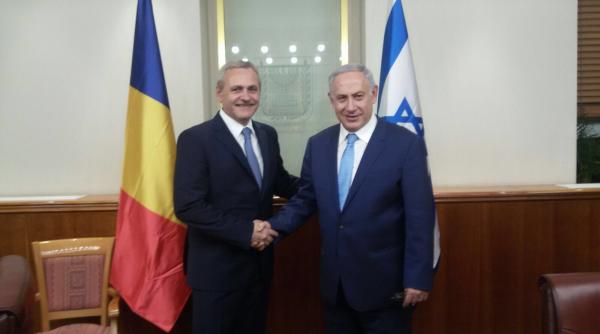 liviu dragnea in israel ce a vorbit cu premierul benjamin netanyahu