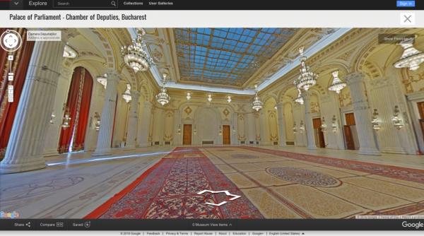 google palatul parlamentului poate fi vazut din intreaga lume