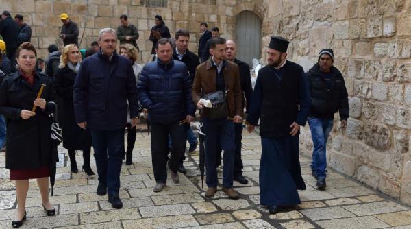 ce a aflat liviu dragnea despre romanii care merg la locurile sfinte din israel