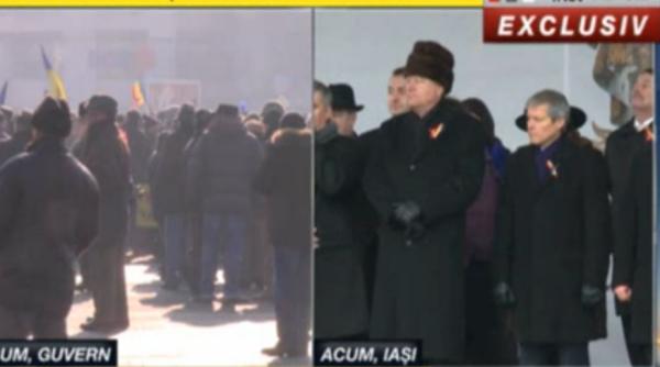 klaus iohannis discurs la ia i in timpul protestului de la bucure ti