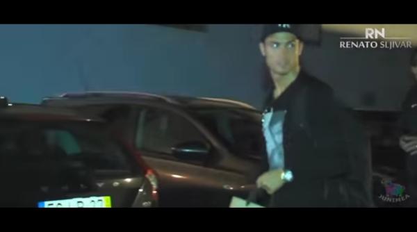 ba cristi a ajuns in fotbal cristiano ronaldo strigat in fa a unui hotel video