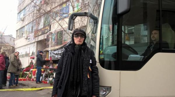 halucinant un autobuz ratb a asistat la comemorarea victimelor din colectiv
