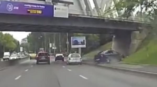 soferul care a provocat accidentul de la podul baneasa re inut video