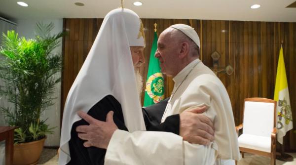 declara ia comuna a papei francisc i patriarhului bisericii ortodoxe ruse