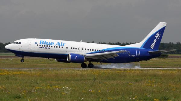 blue air precizari privind zborurile catre bruxelles