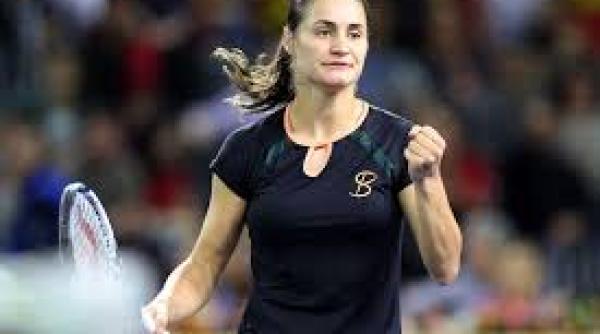 monica niculescu si margarita gasparian in semifinalele probei de dublu la miami open