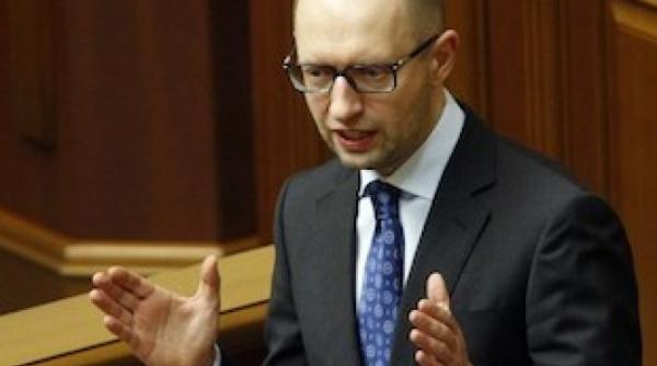 premierul ucrainean anun la tv am luat decizia de a demisiona