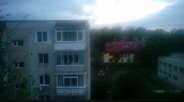 o ploaie torentiala a facut prapad la ia i