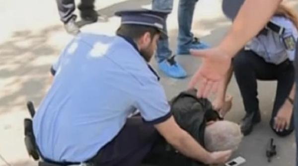 scene dramatice la locul crimei de pe calea victoriei