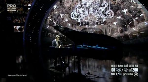 concert de pian la romanii au talent sus inut de