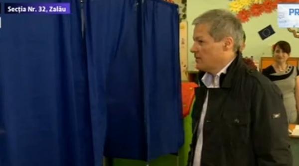 dacian ciolo la vot impreuna cu so ia