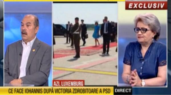 scandal in direct la romania tv