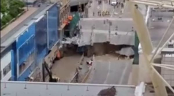 prabu ire spectaculoasa a unei strazi in centrul capitalei canadei video