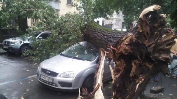 haos in bucure ti dupa o ploaie toren iala