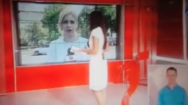 gafa sesizata de mircea badea ce a facut o prezentatoare in direct video