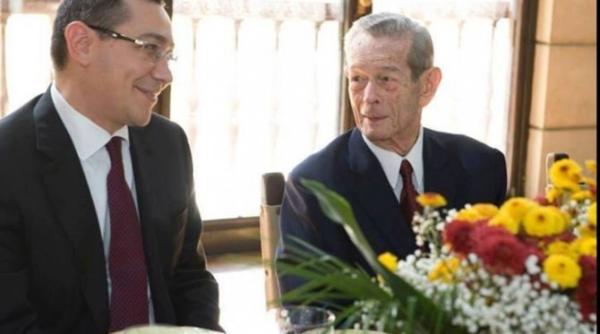 victor ponta dupa moartea reginei ana mesaj catre regele mihai