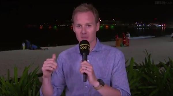 reporter bbc pus intr o situa ie jenanta in timp ce transmitea de la rio