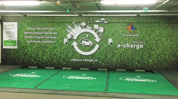 promenada mall punct de incarcare a ma inilor electrice