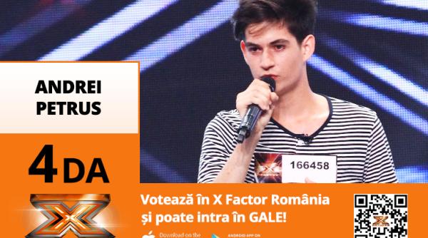 x factor andrei petru concurent de finala cu tine vrem sa ca tigam